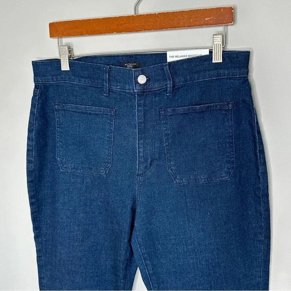 New Ann Taylor Factory Relaxed Boot Cut Jeans size 12 Petite NWT $89 Classic - Picture 5 of 11